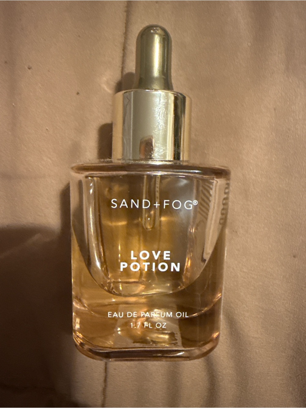 Sand + Fog Love Potion perfume oil in a 1.7 fl oz bottle #perfumeoil #lovepotion